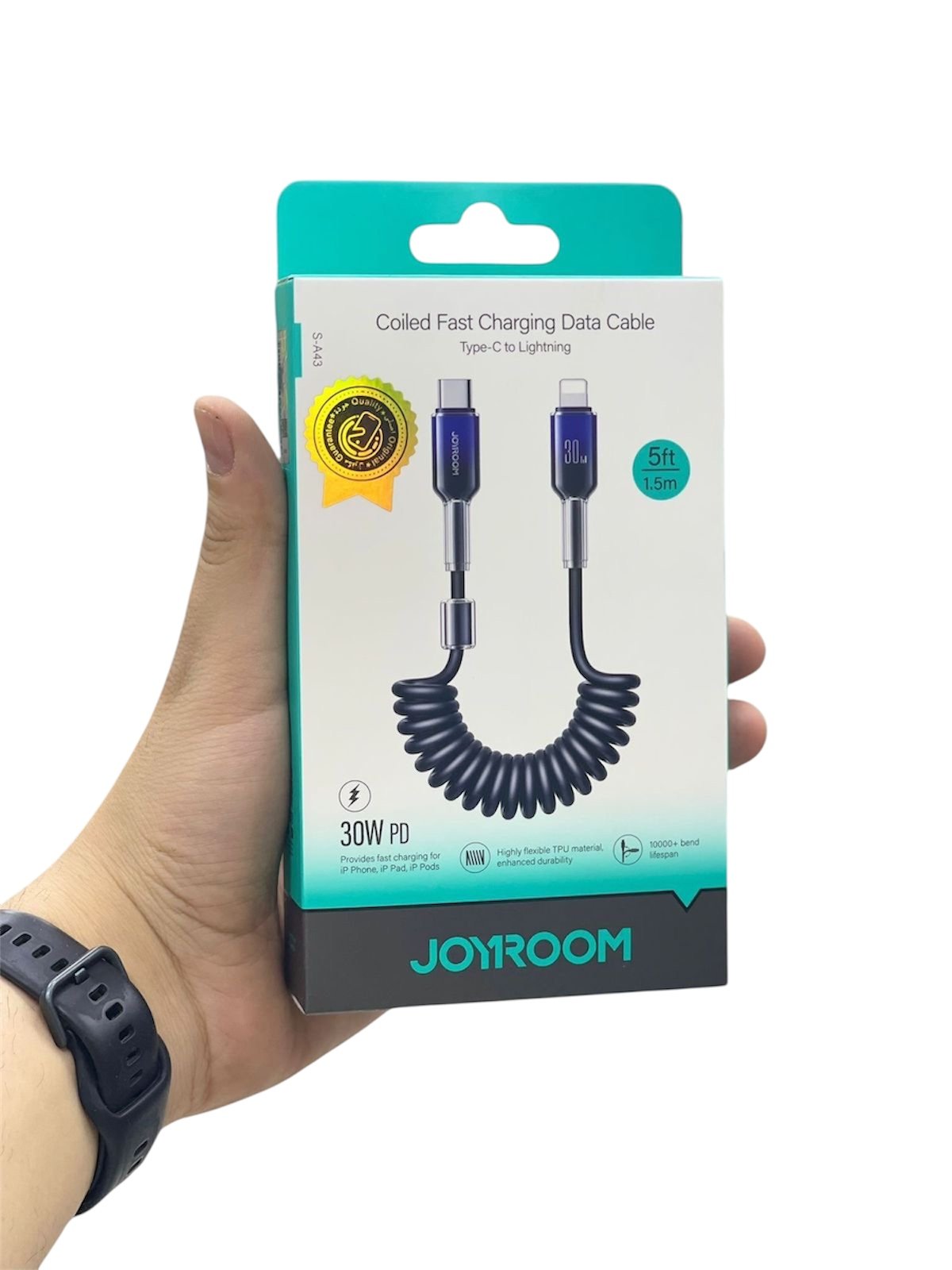 Joyroom Coiled Fast Charging Data Cable