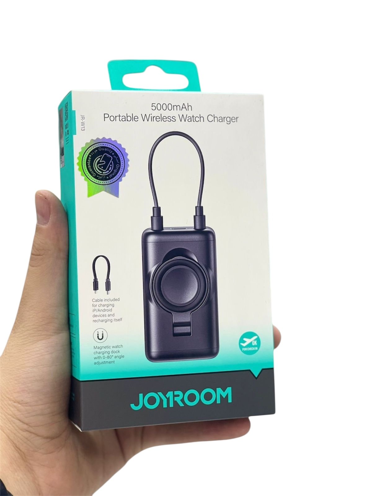 Joyroom 5,000 mah Portable Wireless Watch Charger