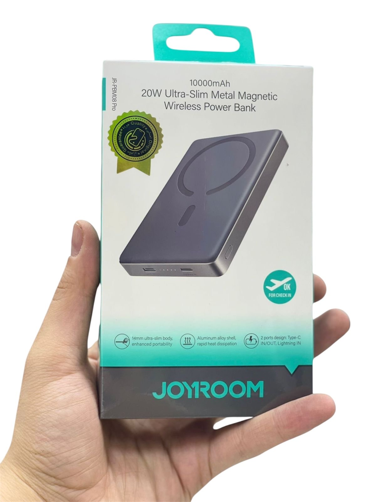 Joyroom 20W Ultra Slim metal Magnetic Wireless PowerBank  10,000